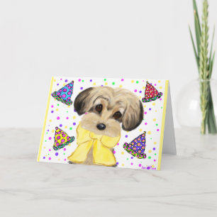 YORKIE POO CARD