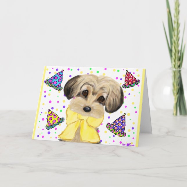 YORKIE POO CARD (Front)