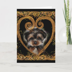 Yorkie Poo Card