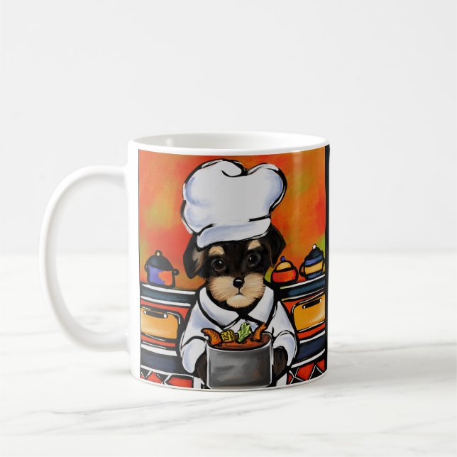 YORKIE POO  COFFEE MUG (Left)