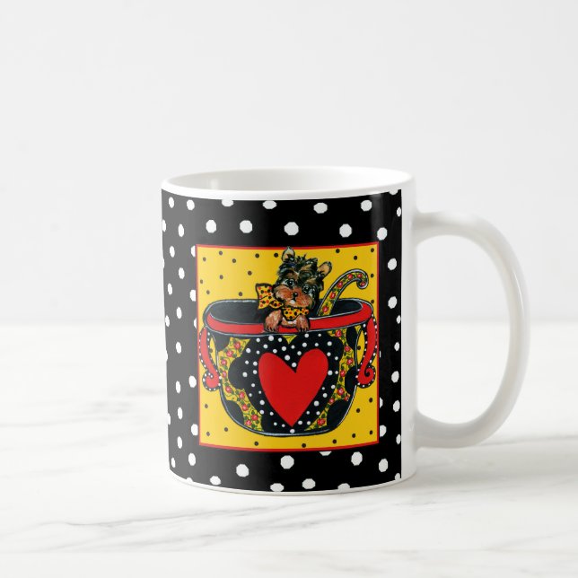 Yorkie Poo Coffee Mug (Right)
