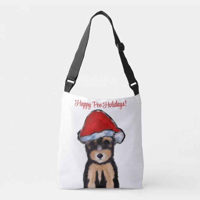 Yorkie Poo              Crossbody Bag (Front)