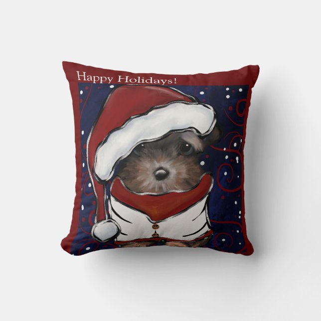 Yorkie Poo Cushion (Front)
