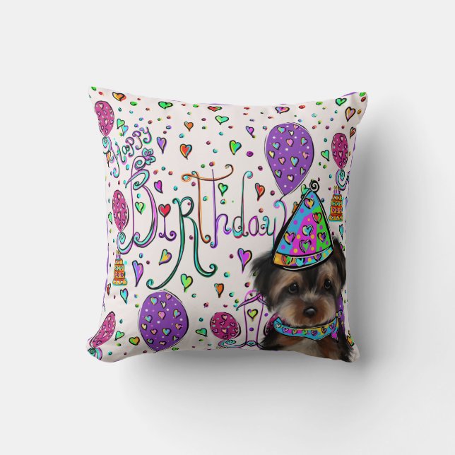 Yorkie Poo Cushion (Front)