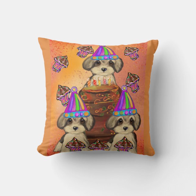 Yorkie Poo Cushion (Front)