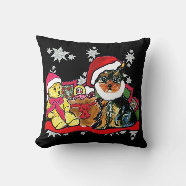 YORKIE POO CUSHION (Front)