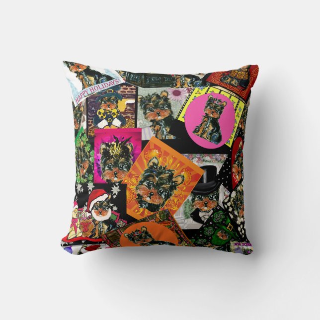 YORKIE POO CUSHION (Front)