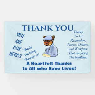 YORKIE POO DOCTOR BANNER