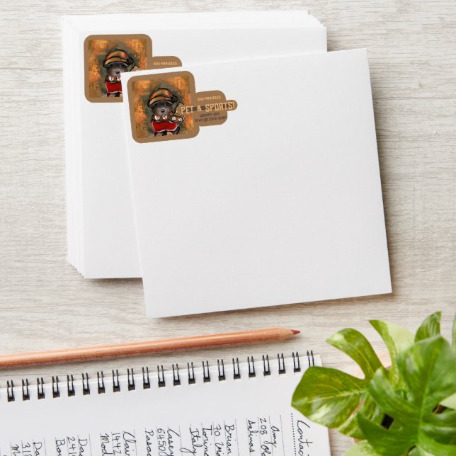 Yorkie Poo  Envelope (Stacked)