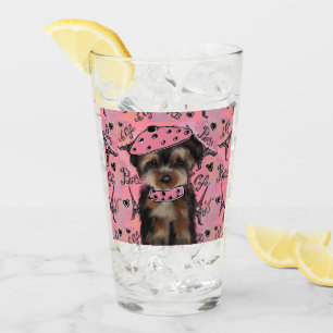 YORKIE POO GLASS