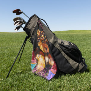 Yorkie Poo Golf Towel