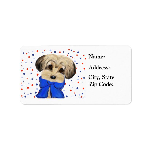 Yorkie Poo Label (Front)