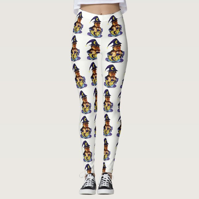 Yorkie Poo Leggings (Front)
