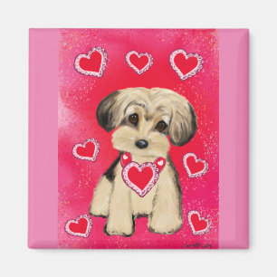 YORKIE POO MAGNET