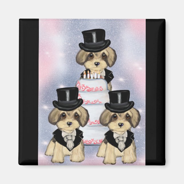 Yorkie Poo Magnet (Front)