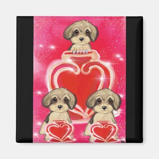 Yorkie Poo Magnet (Front)