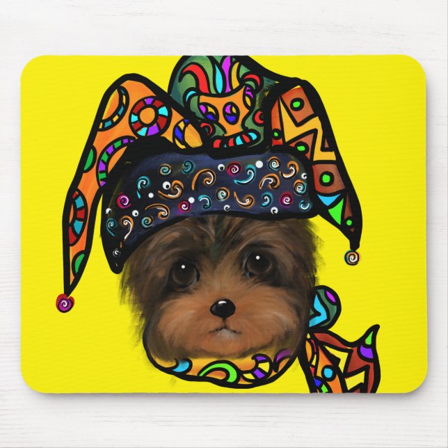 YORKIE POO        MOUSE PAD (Front)