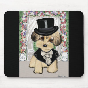 YORKIE POO MOUSE PAD