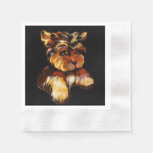 YORKIE POO NAPKIN