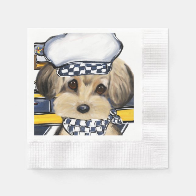 YORKIE POO NAPKIN (Front)