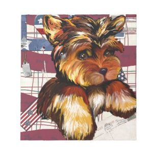 YORKIE POO NOTEPAD