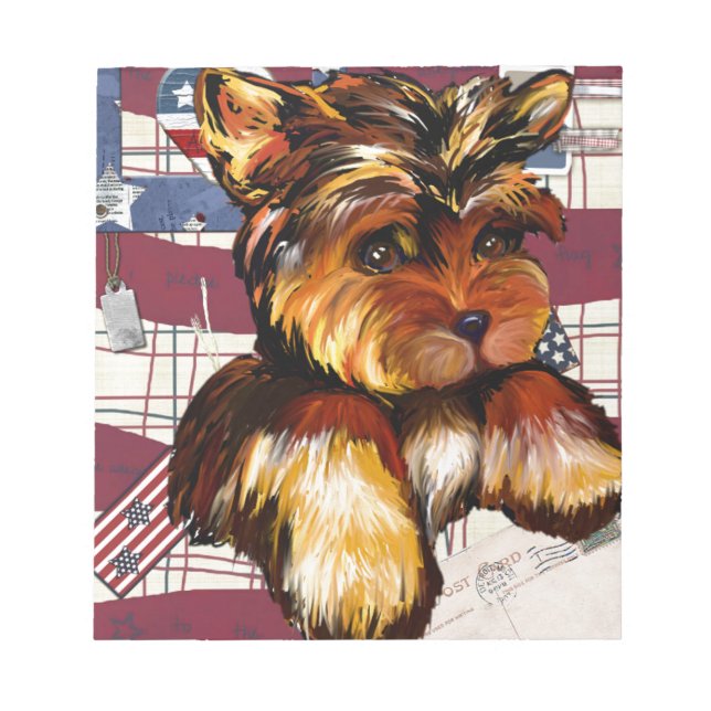 YORKIE POO NOTEPAD (Front)
