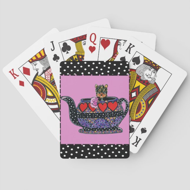 Yorkie Poo Playing Cards (Back)