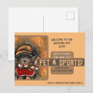 Yorkie Poo  Postcard