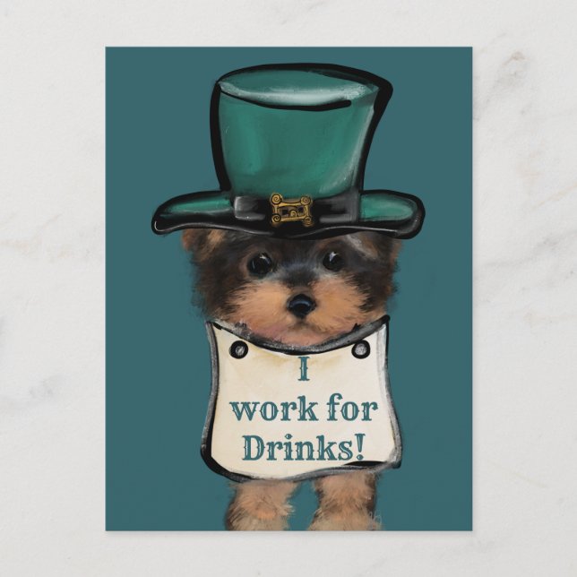 Yorkie Poo Postcard (Front)