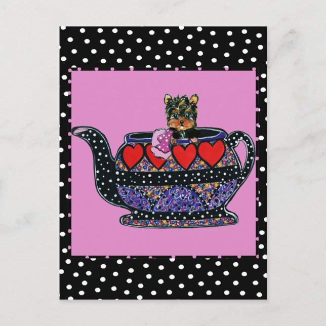 Yorkie Poo Postcard (Front)