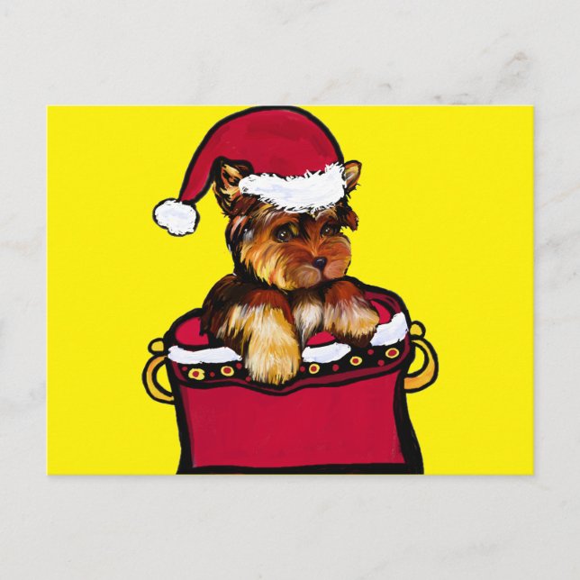 YORKIE POO POSTCARD (Front)