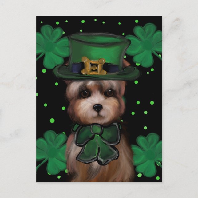Yorkie  Poo Postcard (Front)