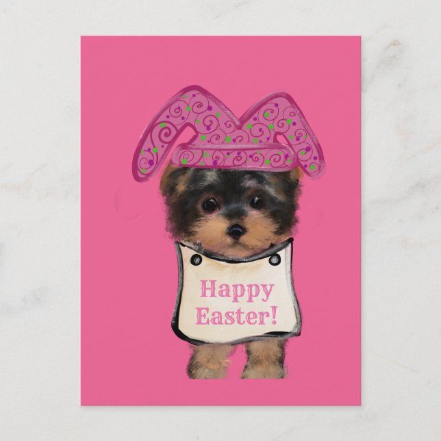 Yorkie Poo   Postcard (Front)