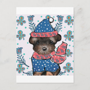 Yorkie Poo Postcard