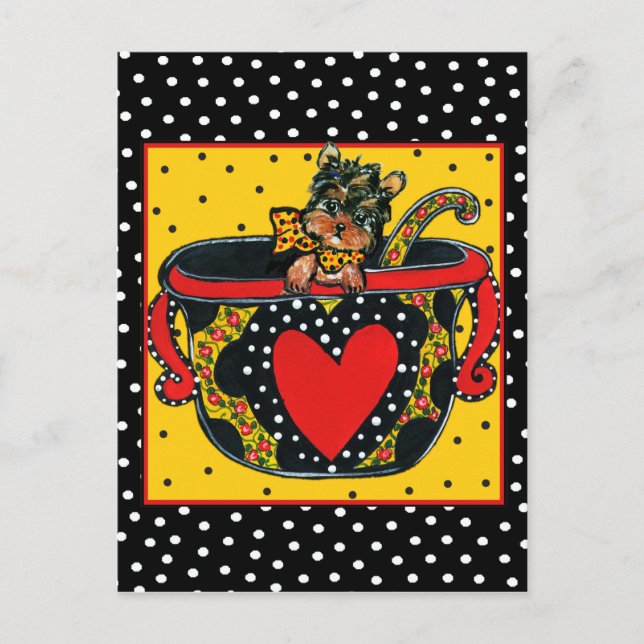 Yorkie Poo Postcard (Front)