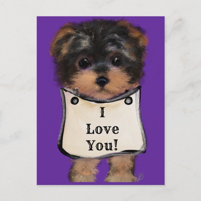 Yorkie Poo Postcard (Front)