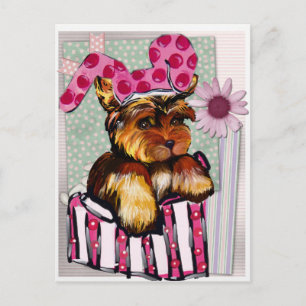 YORKIE POO POSTCARD