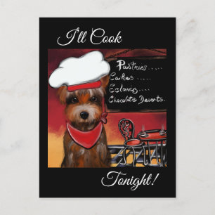 YORKIE POO POSTCARD