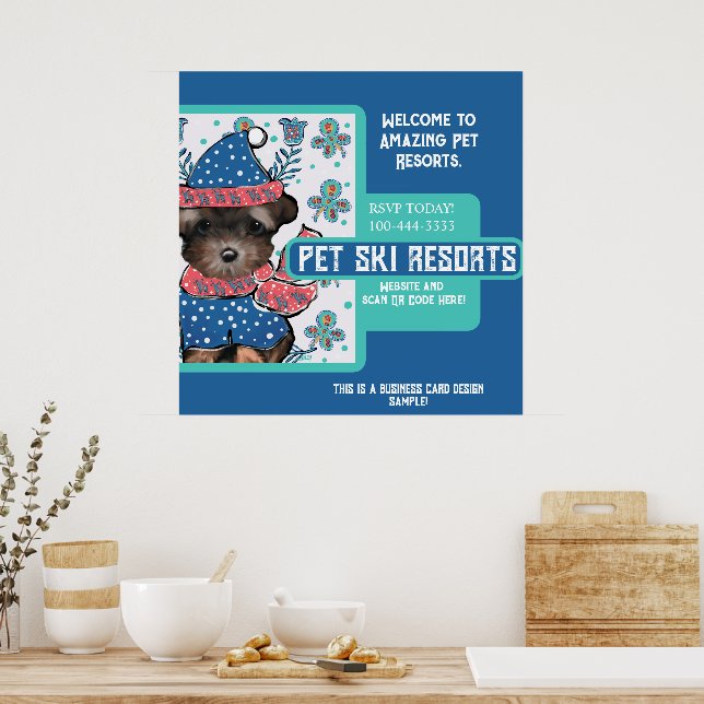 Yorkie Poo  Poster (Kitchen)