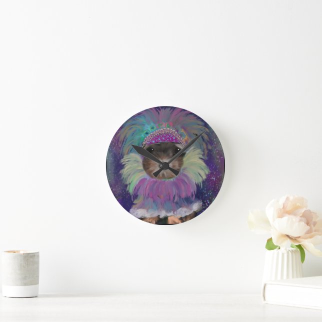 Yorkie  Poo Round Clock (Home)