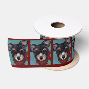 Yorkie Poo Satin Ribbon