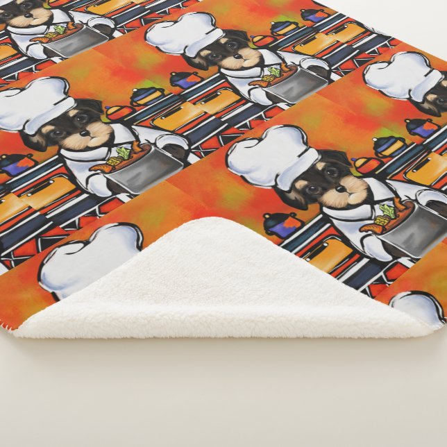 YORKIE POO     SHERPA BLANKET (3/4)