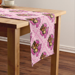 Yorkie Poo Short Table Runner