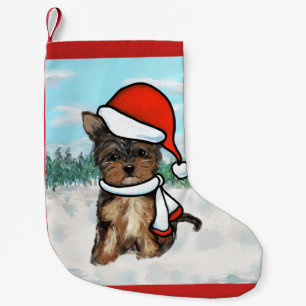 Yorkie Poo Small Christmas Stocking