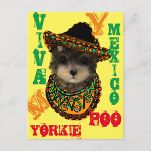 Yorkie Poo Tank Top Postcard
