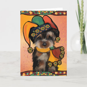 Yorkie Poo Thank You Card
