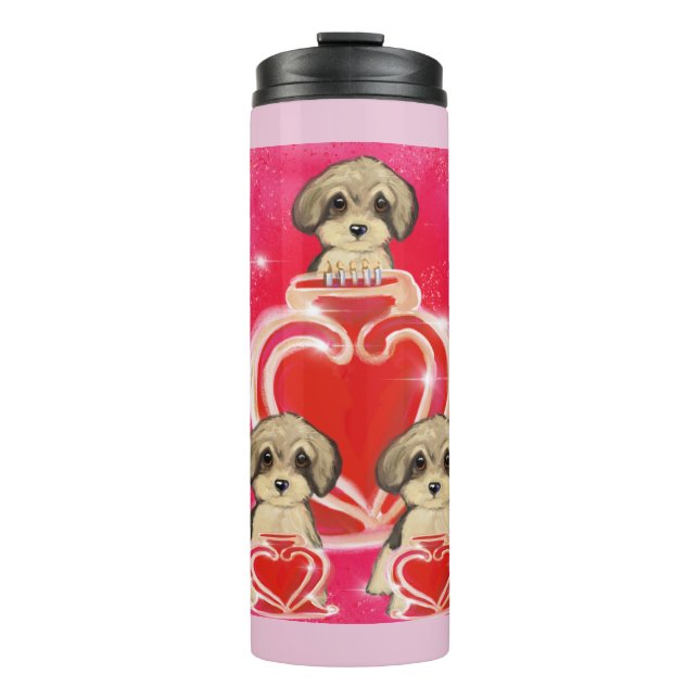 Yorkie Poo Thermal Tumbler (Front)