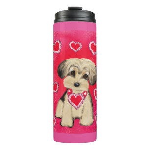 YORKIE POO THERMAL TUMBLER