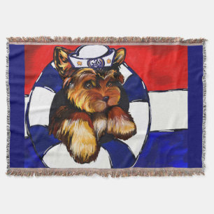 YORKIE POO THROW BLANKET