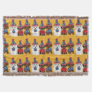 Yorkie Poo  Throw Blanket